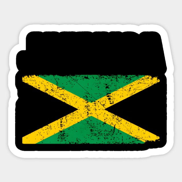Jamaica Flag Jamaican Pride Sticker by SnugFarm